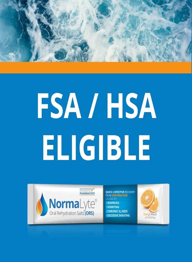 NormaLyte Orange - FSA Eligible Electrolyte Powder Packets | Clinically Studied Electrolyte Drink Mix | 6 Count Effective Hydration Sticks - Image 3